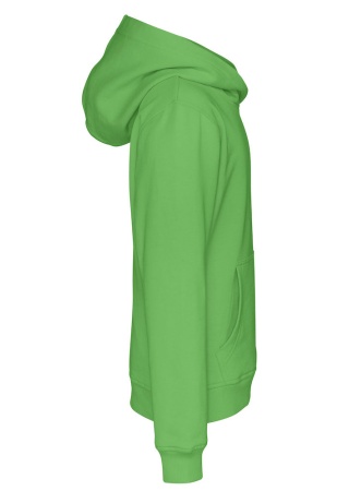 Dětská mikina s kapucí (GOTS) Zelená Side Dětská mikina s kapucí (GOTS) Zelená Side