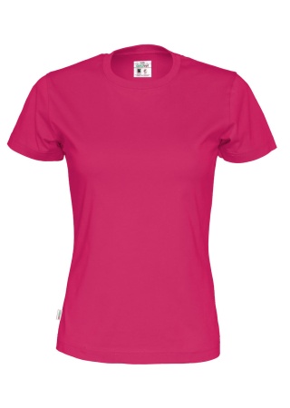 Dámské tričko Cottover (GOTS) Cerise, třešňová Front Dámské tričko Cottover (GOTS) Cerise, třešňová Front