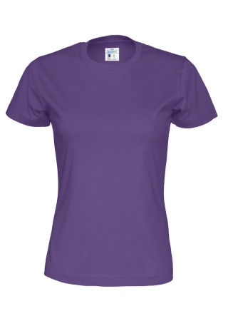 Dámské tričko Cottover (GOTS) Purpurová, nachová Front Dámské tričko Cottover (GOTS) Purpurová, nachová Front