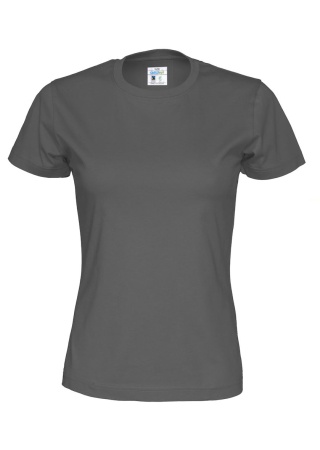 Dámské tričko Cottover (GOTS) Tmavě šedá Charcoal Front Dámské tričko Cottover (GOTS) Tmavě šedá Charcoal Front