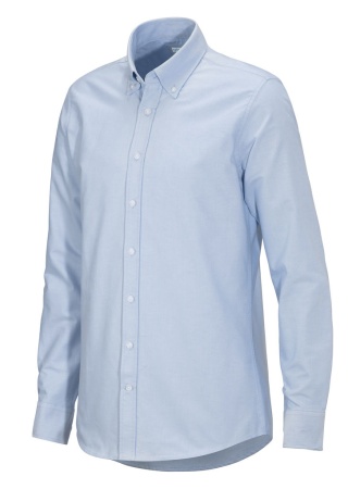Pánská Oxford košile Cottover Slim fit (GOTS) Světle modrá Front Pánská Oxford košile Cottover Slim fit (GOTS) Světle modrá Front