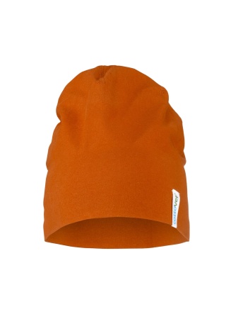 Čepice Cottover z ekologické bavlny Oranžová Front Čepice Cottover z ekologické bavlny Oranžová Front