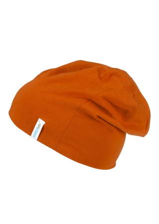Čepice Cottover z ekologické bavlny Oranžová Side Čepice Cottover z ekologické bavlny Oranžová Side