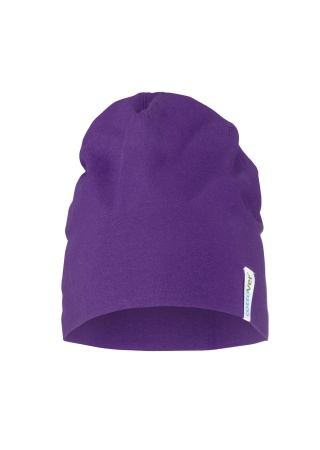 Čepice Cottover z ekologické bavlny Purpurová, nachová Front Čepice Cottover z ekologické bavlny Purpurová, nachová Front