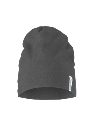 Čepice Cottover z ekologické bavlny Tmavě šedá Charcoal Front Čepice Cottover z ekologické bavlny Tmavě šedá Charcoal Front