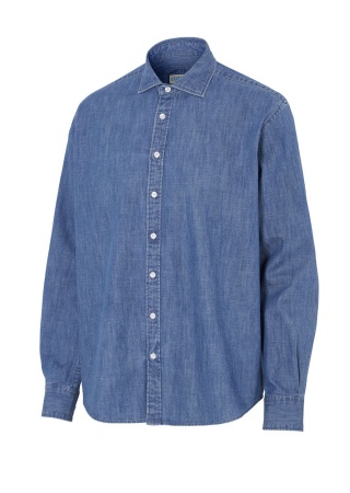 Košile Denim Comfort z certifikované bavlny Džínovina Front Košile Denim Comfort z certifikované bavlny Džínovina Front