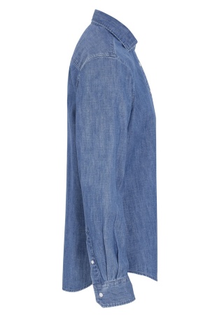 Pánská denimová košile Slim Fit Cottover Džínovina Side Pánská denimová košile Slim Fit Cottover Džínovina Side