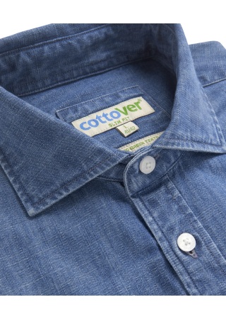 Pánská denimová košile Slim Fit Cottover Pánská denimová košile Slim Fit Cottover