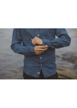 Pánská denimová košile Slim Fit Cottover Pánská denimová košile Slim Fit Cottover
