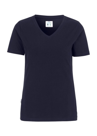 Dámské tričko Cottover STRETCH V-NECK Námořní modř Front Dámské tričko Cottover STRETCH V-NECK Námořní modř Front