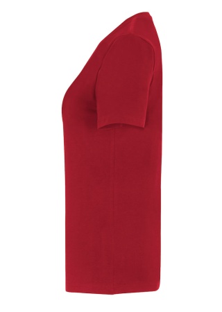 Dámské tričko Cottover STRETCH V-NECK Červená Side Dámské tričko Cottover STRETCH V-NECK Červená Side