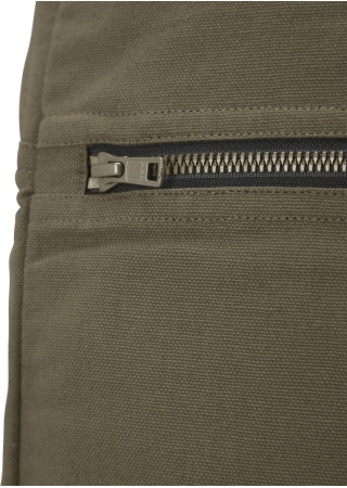 Plátěný batoh Canvas Daypack Tmavá olivová Side Plátěný batoh Canvas Daypack Tmavá olivová Side