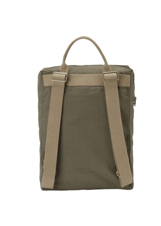 Plátěný batoh Canvas Daypack Tmavá olivová Back Plátěný batoh Canvas Daypack Tmavá olivová Back