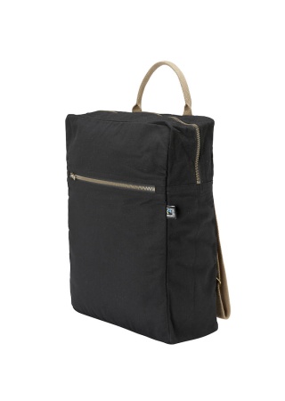 Plátěný batoh Canvas Daypack Černá Side Plátěný batoh Canvas Daypack Černá Side