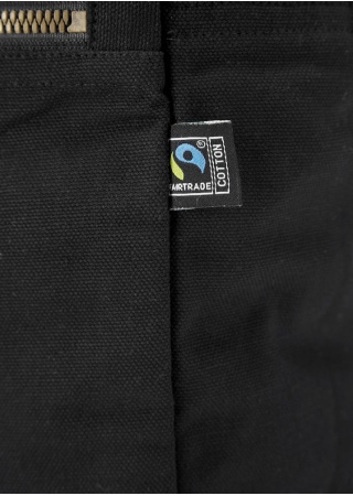 Plátěný batoh Canvas Daypack Černá Side Plátěný batoh Canvas Daypack Černá Side