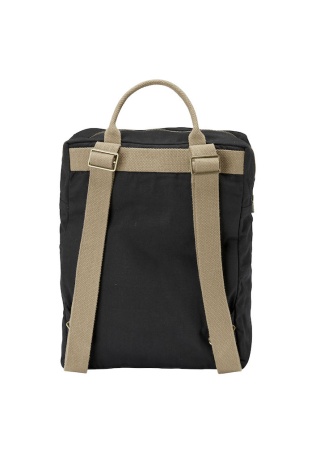 Plátěný batoh Canvas Daypack Černá Back Plátěný batoh Canvas Daypack Černá Back
