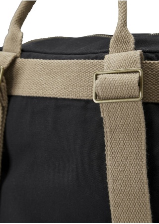 Plátěný batoh Canvas Daypack Černá Back Plátěný batoh Canvas Daypack Černá Back