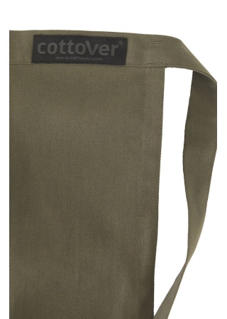 Zástěra Cottover Tmavá olivová Side Zástěra Cottover Tmavá olivová Side