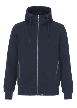 Mikina s kapucí Cottover Námořní modř Front Mikina s kapucí Cottover Námořní modř Front