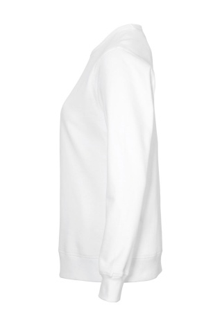 Dámská mikina CREW NECK Cottover Bílá Side Dámská mikina CREW NECK Cottover Bílá Side
