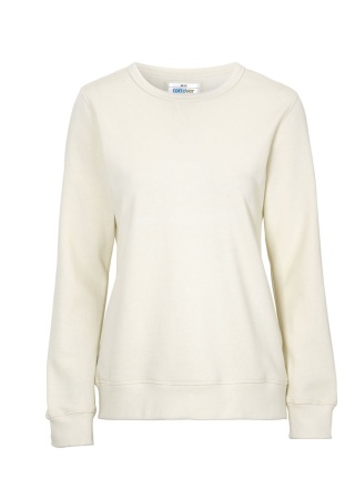 Dámská mikina CREW NECK Cottover Off white Front Dámská mikina CREW NECK Cottover Off white Front