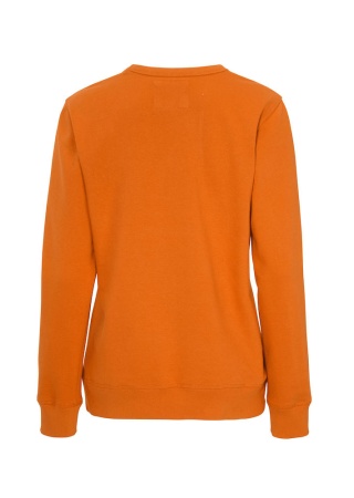 Dámská mikina CREW NECK Cottover Oranžová Back Dámská mikina CREW NECK Cottover Oranžová Back
