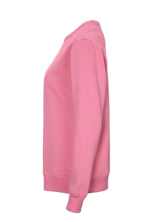 Dámská mikina CREW NECK Cottover Růžová Side Dámská mikina CREW NECK Cottover Růžová Side