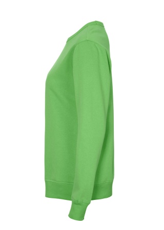 Dámská mikina CREW NECK Cottover Zelená Side Dámská mikina CREW NECK Cottover Zelená Side