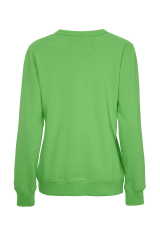 Dámská mikina CREW NECK Cottover Zelená Back Dámská mikina CREW NECK Cottover Zelená Back