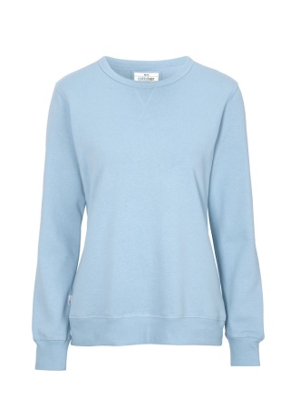Dámská mikina CREW NECK Cottover Nebesky modrá Front Dámská mikina CREW NECK Cottover Nebesky modrá Front