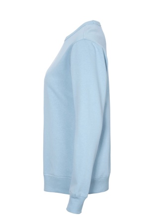 Dámská mikina CREW NECK Cottover Nebesky modrá Side Dámská mikina CREW NECK Cottover Nebesky modrá Side