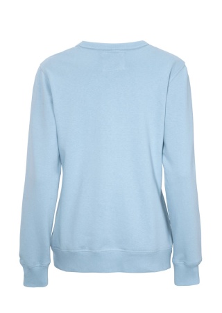 Dámská mikina CREW NECK Cottover Nebesky modrá Back Dámská mikina CREW NECK Cottover Nebesky modrá Back