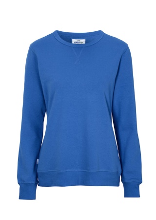 Dámská mikina CREW NECK Cottover Královská modrá Front Dámská mikina CREW NECK Cottover Královská modrá Front