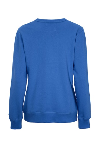 Dámská mikina CREW NECK Cottover Královská modrá Back Dámská mikina CREW NECK Cottover Královská modrá Back