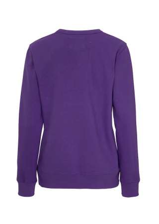 Dámská mikina CREW NECK Cottover Purpurová, nachová Back Dámská mikina CREW NECK Cottover Purpurová, nachová Back