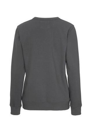 Dámská mikina CREW NECK Cottover Tmavě šedá Charcoal Back Dámská mikina CREW NECK Cottover Tmavě šedá Charcoal Back