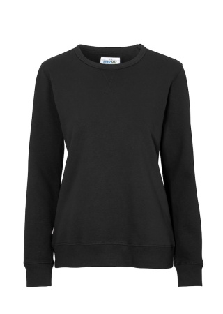 Dámská mikina CREW NECK Cottover Černá Front Dámská mikina CREW NECK Cottover Černá Front
