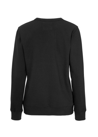 Dámská mikina CREW NECK Cottover Černá Back Dámská mikina CREW NECK Cottover Černá Back
