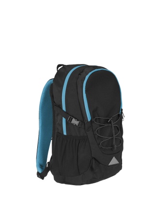 Batoh Active Line Daypack BLACK/ROYAL Front Batoh Active Line Daypack BLACK/ROYAL Front