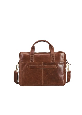 Kožená taška na notebook přes rameno LEATHER LINE COGNAC Back Kožená taška na notebook přes rameno LEATHER LINE COGNAC Back