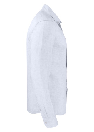 Lněná košile INDIGO BOW 33 SLIM FIT Bílá Side Lněná košile INDIGO BOW 33 SLIM FIT Bílá Side