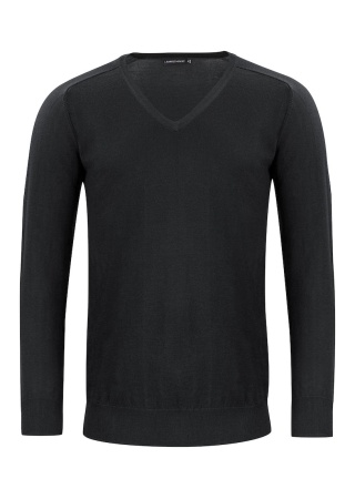 Pánský svetr MERINO Černá Front Pánský svetr MERINO Černá Front