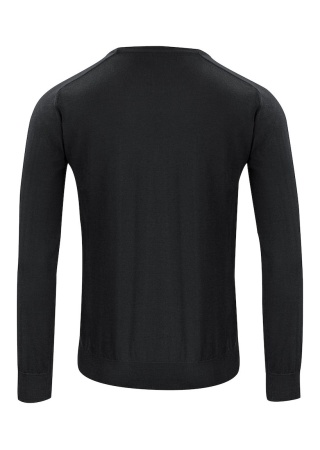 Pánský svetr MERINO Černá Back Pánský svetr MERINO Černá Back