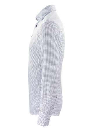 Košile INDIGO BOW 131 REGULAR FIT BÍLÁ/MODRÝ TISK Side Košile INDIGO BOW 131 REGULAR FIT BÍLÁ/MODRÝ TISK Side