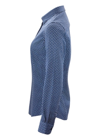Dámská košile INDIGO BOW 131 NAVY / TISK Side Dámská košile INDIGO BOW 131 NAVY / TISK Side
