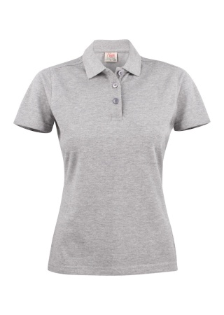 Dámská polokošile SURF POLO Šedá melange Front Dámská polokošile SURF POLO Šedá melange Front