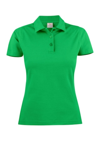 Dámská polokošile SURF POLO Jasná zelená Front Dámská polokošile SURF POLO Jasná zelená Front