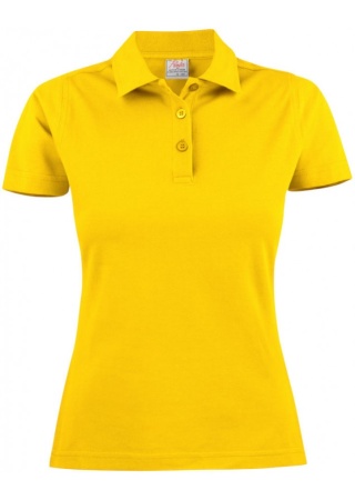 Dámská polokošile SURF POLO Citronová Front Dámská polokošile SURF POLO Citronová Front
