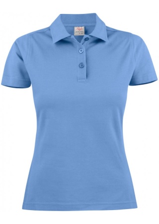 Dámská polokošile SURF POLO Světle modrá Front Dámská polokošile SURF POLO Světle modrá Front
