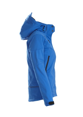 Zateplená dámská softshellová bunda SKELETON Mořská modrá Side Zateplená dámská softshellová bunda SKELETON Mořská modrá Side